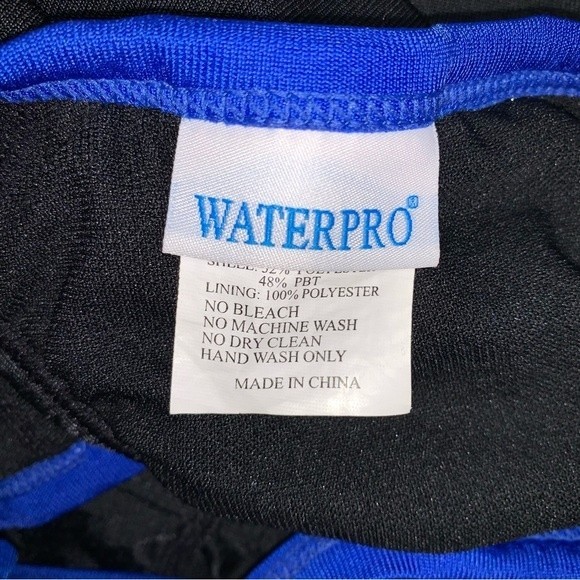 Waterpro Black Swimsuit Bathing suit Women’s 36 One Piece Competition Team Pool - Picture 10 of 13